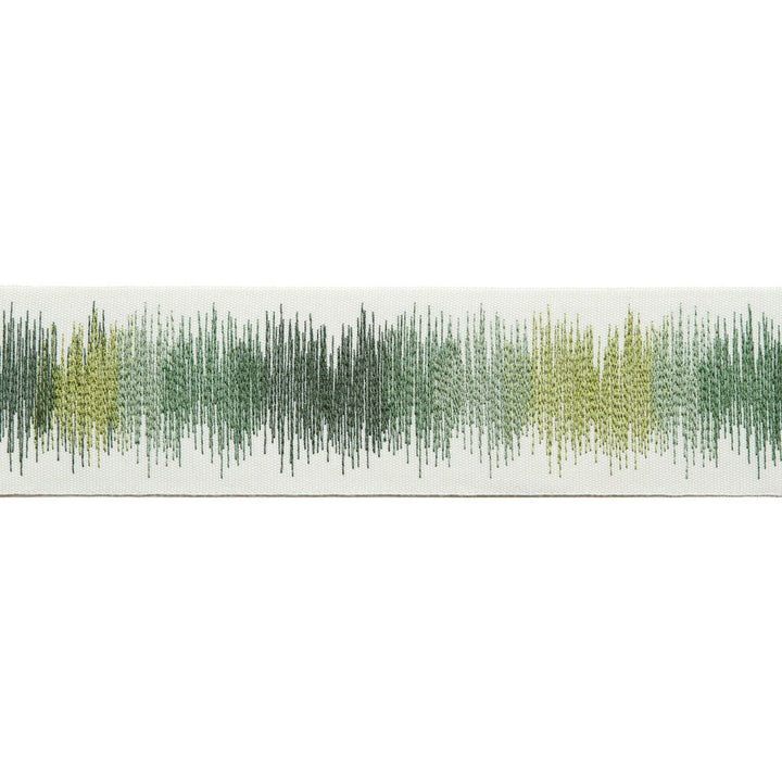 Derry Emb Tape Lime by Magnolia Designer Trim - 100% Polyester China Horizontal: and Vertical: 3 - Swanky Fabrics -