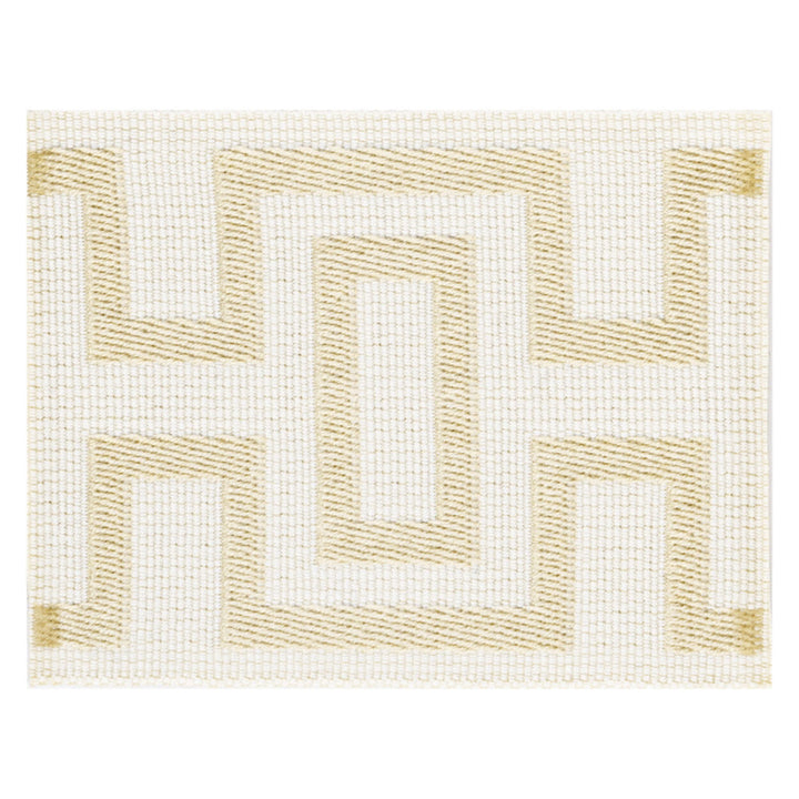 Desanto 1 Bisquit by Stout Trim Stout Trim Desanto 1 BisquitTrim VISIONS OF COLOR TRIM 100%ACR TURKEY </p><p>Repeat: H: 2.375, V: 0.000 3 in - Fabric Carolina -