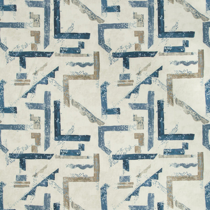 Dessau Chambray by Kravet Basics Designer Fabric NATE BERKUS WELL-TRAVELED COTTON - 90%;LINEN - 10% Pakistan MEDIUM Horizontal: 27 and Vertical: 27 54 - Swanky Fabrics -