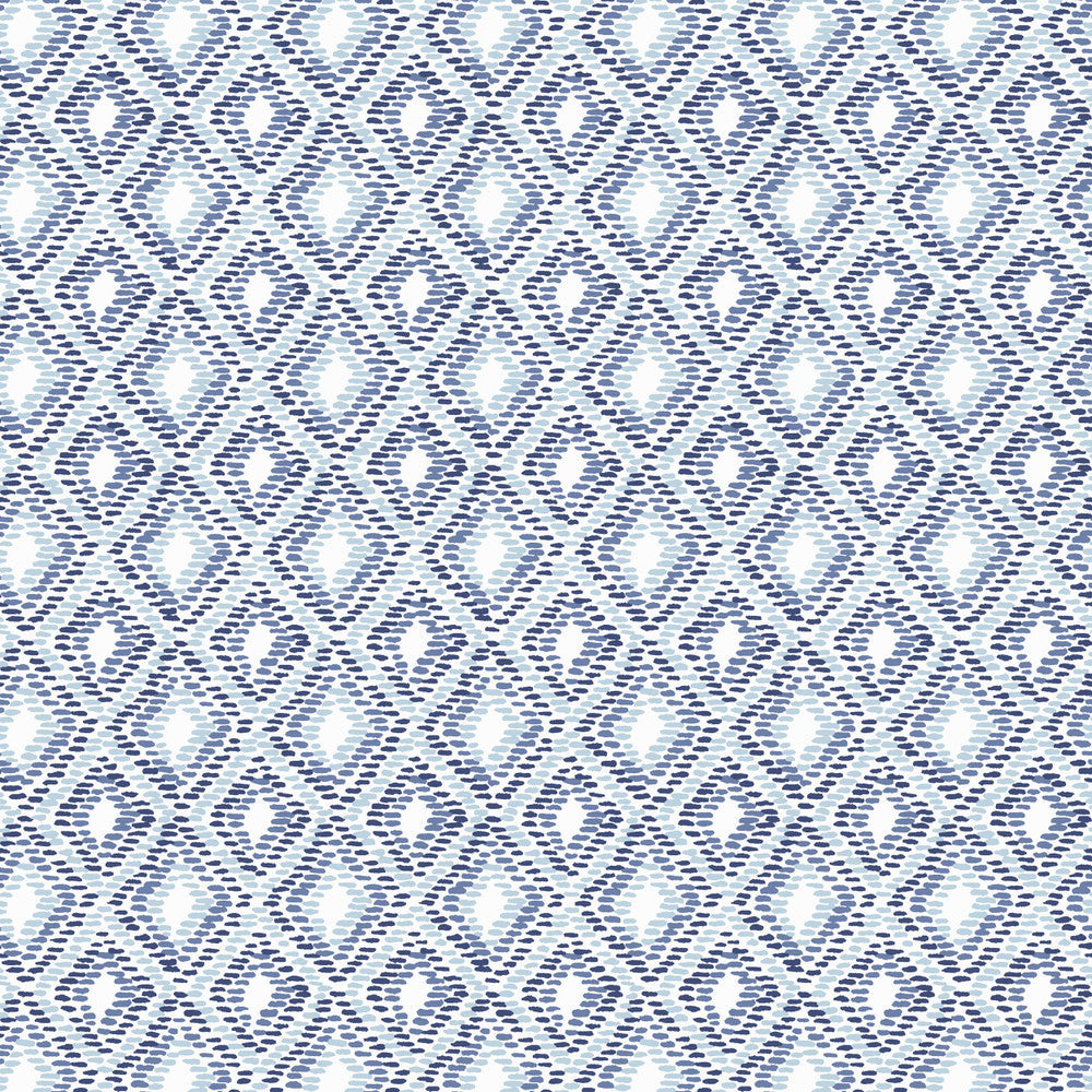 Destiny 1 Lake by Aoc Designer Fabric THE ART OF COLOR OASIS 100%COT USA Horizontal: 6.750 and Vertical: 7.625 56 in - Swanky Fabrics -