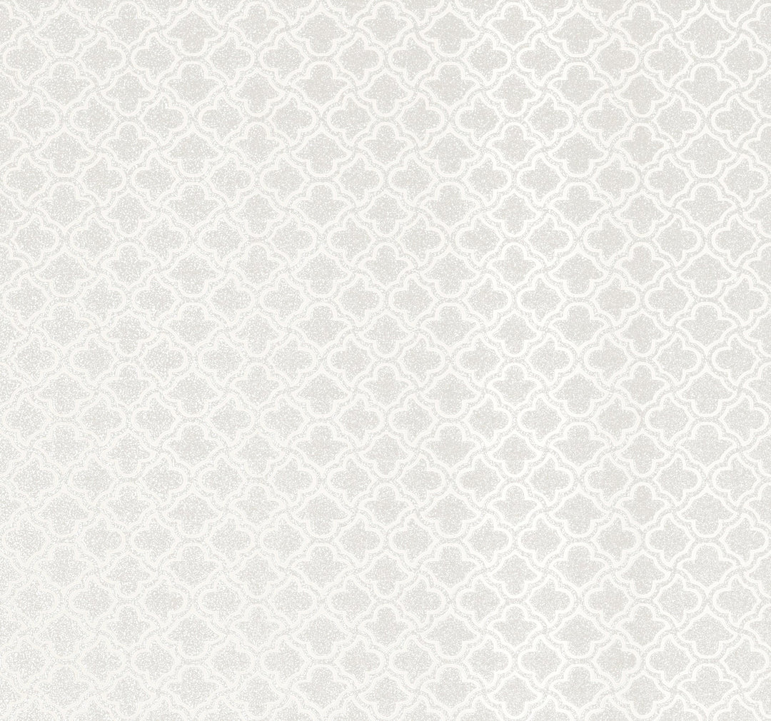 Uptown Glam White Wallpaper by Candice Olson Designer