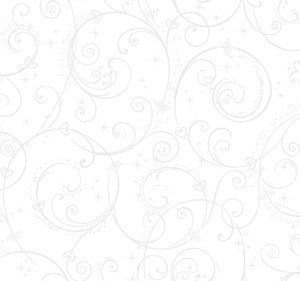 York Wallcoverings Wallpaper Disney Princess Perfect Scroll White Glitter