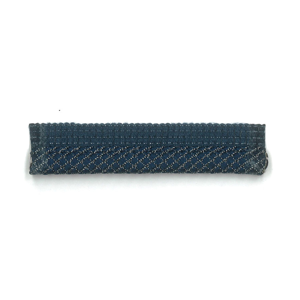Dimaggio 1 Sapphire by Stout Designer Trim NEW WORLD TRIM VOLUME II 69%SVI 30%COT 1%POL GERMANY </p><p>Repeat: 0 0.38 in - Swanky Fabrics -