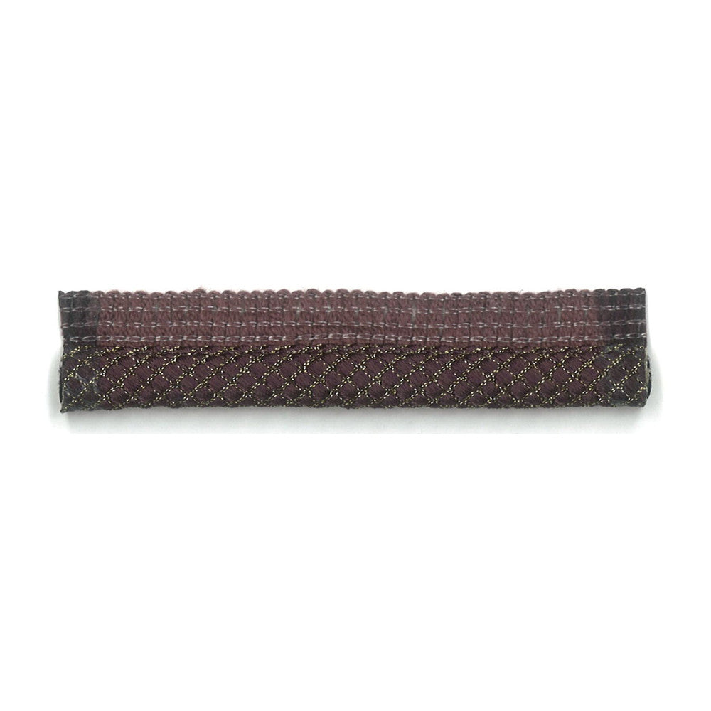 Dimaggio 4 Plum by Stout Designer Trim NEW WORLD TRIM VOLUME II 69%SVI 30%COT 1%POL GERMANY </p><p>Repeat: 0 0.38 in - Swanky Fabrics -
