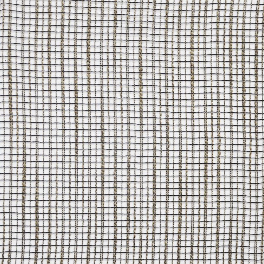 Dory # 932 Maple by Maxwell Designer Fabric Sheer Heights 55% ACRYLIC/45% POLYESTER TURKEY V-0.25"H-0.75" 110" - Swanky Fabrics -