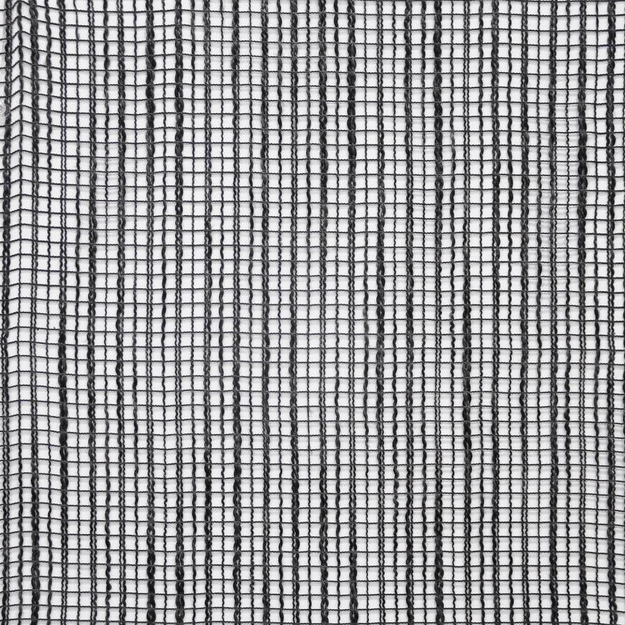 Dory # 958 Ink by Maxwell Designer Fabric Sheer Heights 55% ACRYLIC/45% POLYESTER TURKEY V-0.25"H-0.75" 110" - Swanky Fabrics -