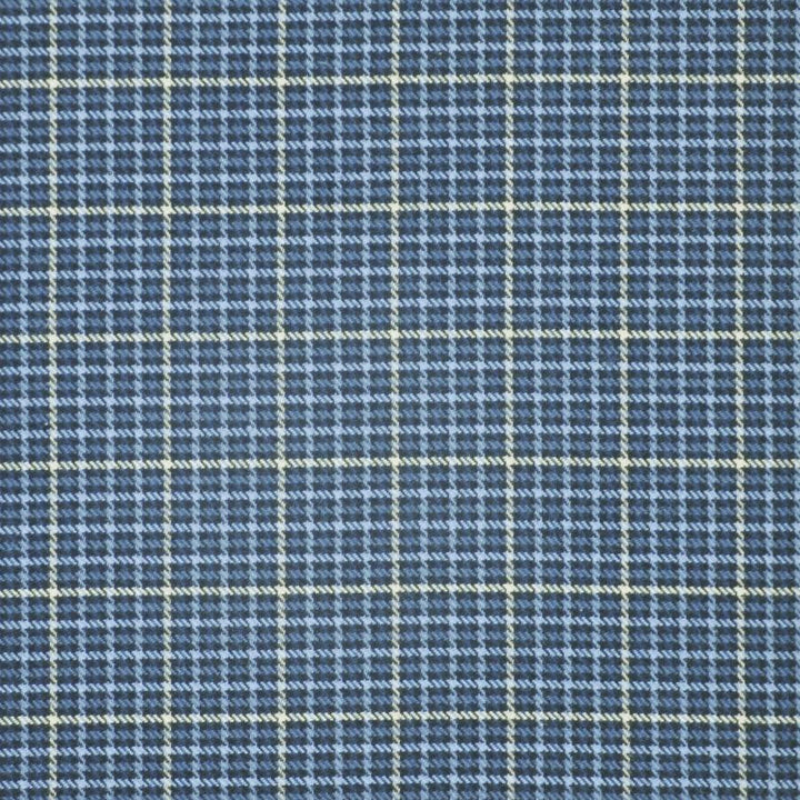 Dunkirk # 414 Cadet by Maxwell Designer Fabric Menswear-Plaids & Checks 100% POLYESTER CHINA V-2" H-2" 56" - Swanky Fabrics -