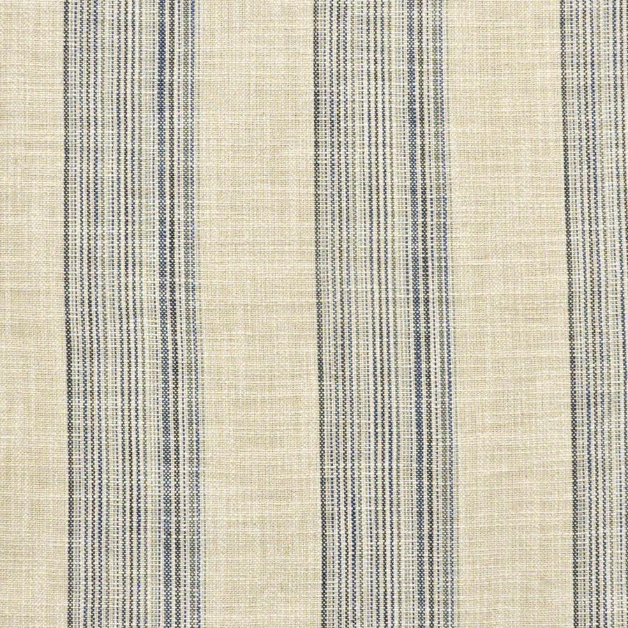 Dover Strait # 633 Ink by Maxwell Designer Fabric Stripes & Checks Ii 60% COTTON/27% LINEN/13% POLYESTER INDIA H-5.5" 55" - Swanky Fabrics -