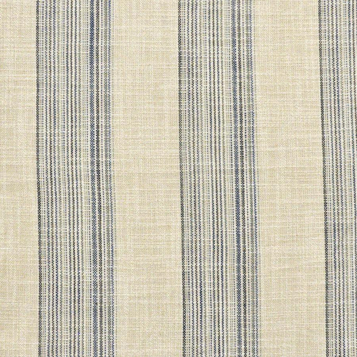 Dover Strait # 633 Ink by Maxwell Designer Fabric Stripes & Checks Ii 60% COTTON/27% LINEN/13% POLYESTER INDIA H-5.5" 55" - Swanky Fabrics -