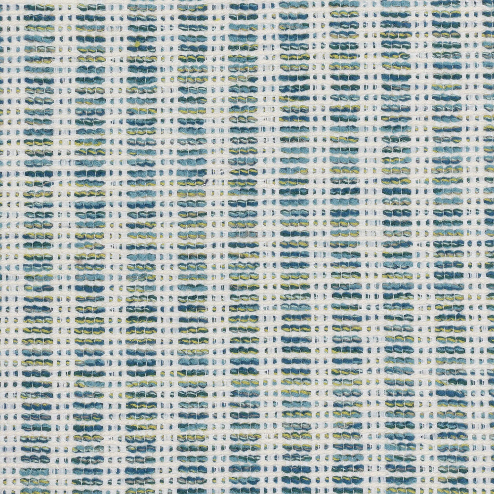 Downhome 1 Turquoise by Stout Fabric Stout Fabric Downhome 1 TurquoiseFabric COMFORTABLE LIVING BAHAMA/CARIBBEAN 41%POL 39%COT 20%SVI USA </p><p>Repeat: H: 0.750, V: 0.125 54.5 in - Fabric Carolina -