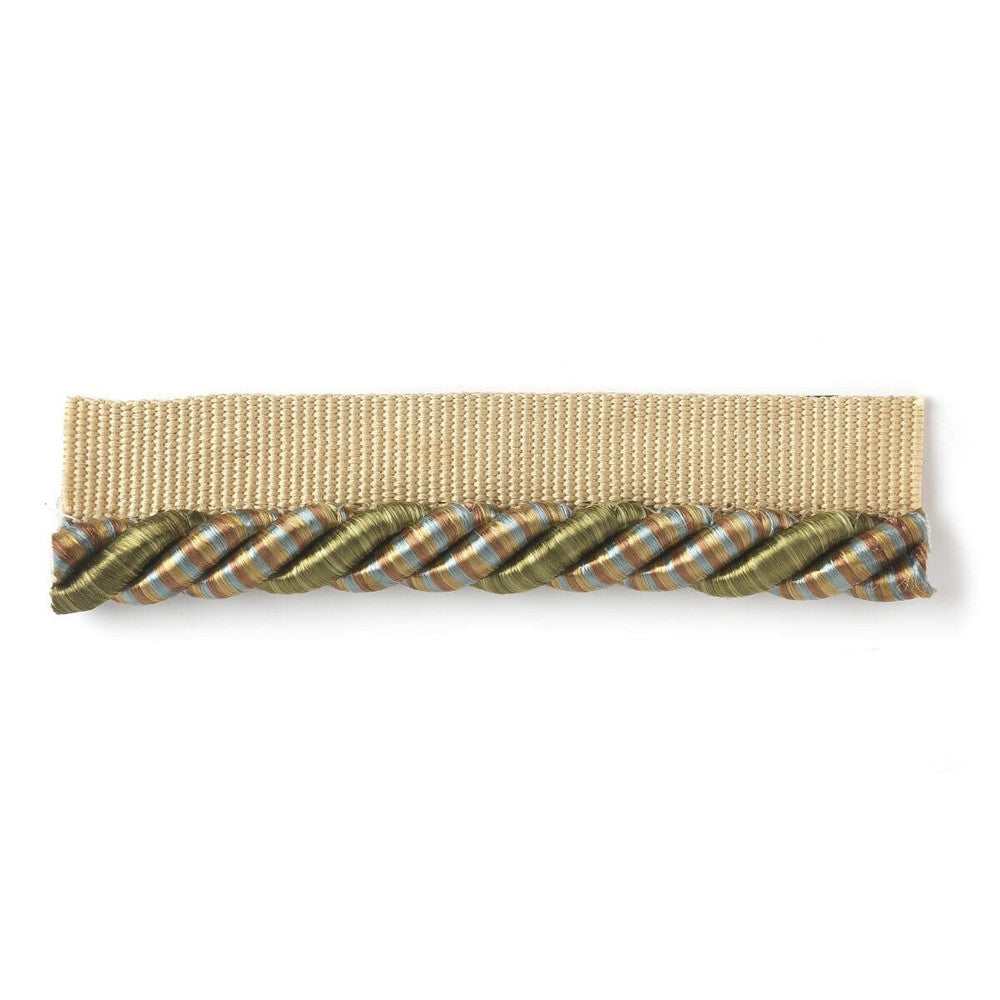 Drawbridge 4 Tarragon by Stout Designer Trim MYSTIQUE TRIM 49%COT 45%SVI 6%POL CHINA Horizontal: 0 and Vertical: 0 0.38 in - Swanky Fabrics -