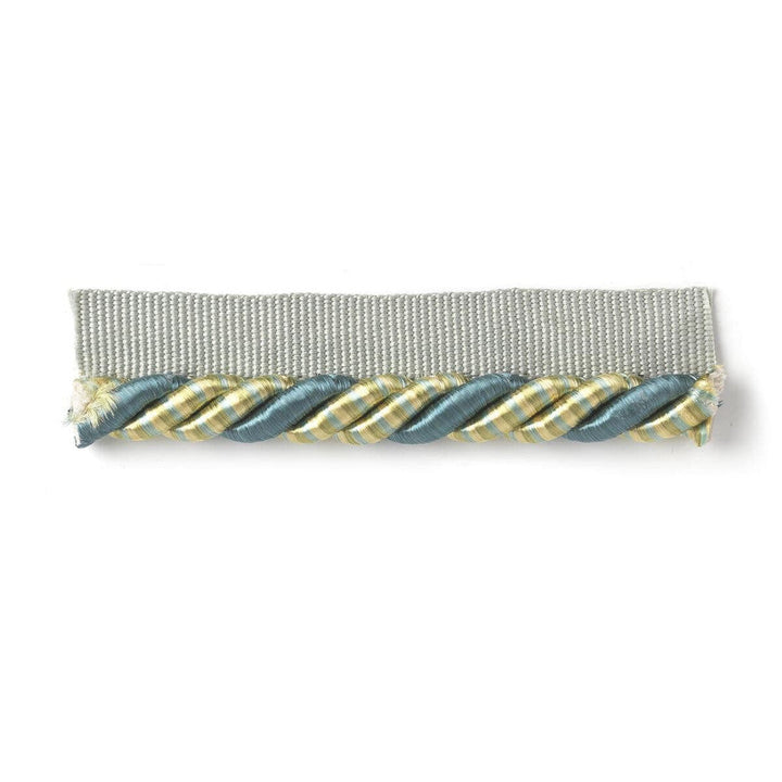 Drawbridge 8 Sky by Stout Trim Stout Trim Drawbridge 8 SkyTrim MYSTIQUE TRIM 49%COT 45%SVI 6%POL CHINA </p><p>Repeat: H: 0.000, V: 0.000 0.38 in - Fabric Carolina -