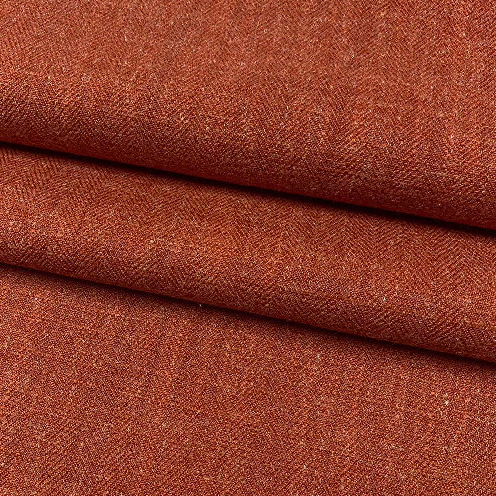 Drew Carnelian by Magnolia Designer Fabric - 90% Poly, 10% Linen India 100000 Horizontal: and Vertical: 55 - Swanky Fabrics -
