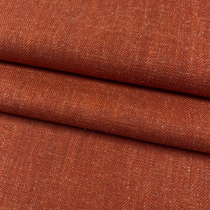 Drew Carnelian by Magnolia Designer Fabric - 90% Poly, 10% Linen India 100000 Horizontal: and Vertical: 55 - Swanky Fabrics -