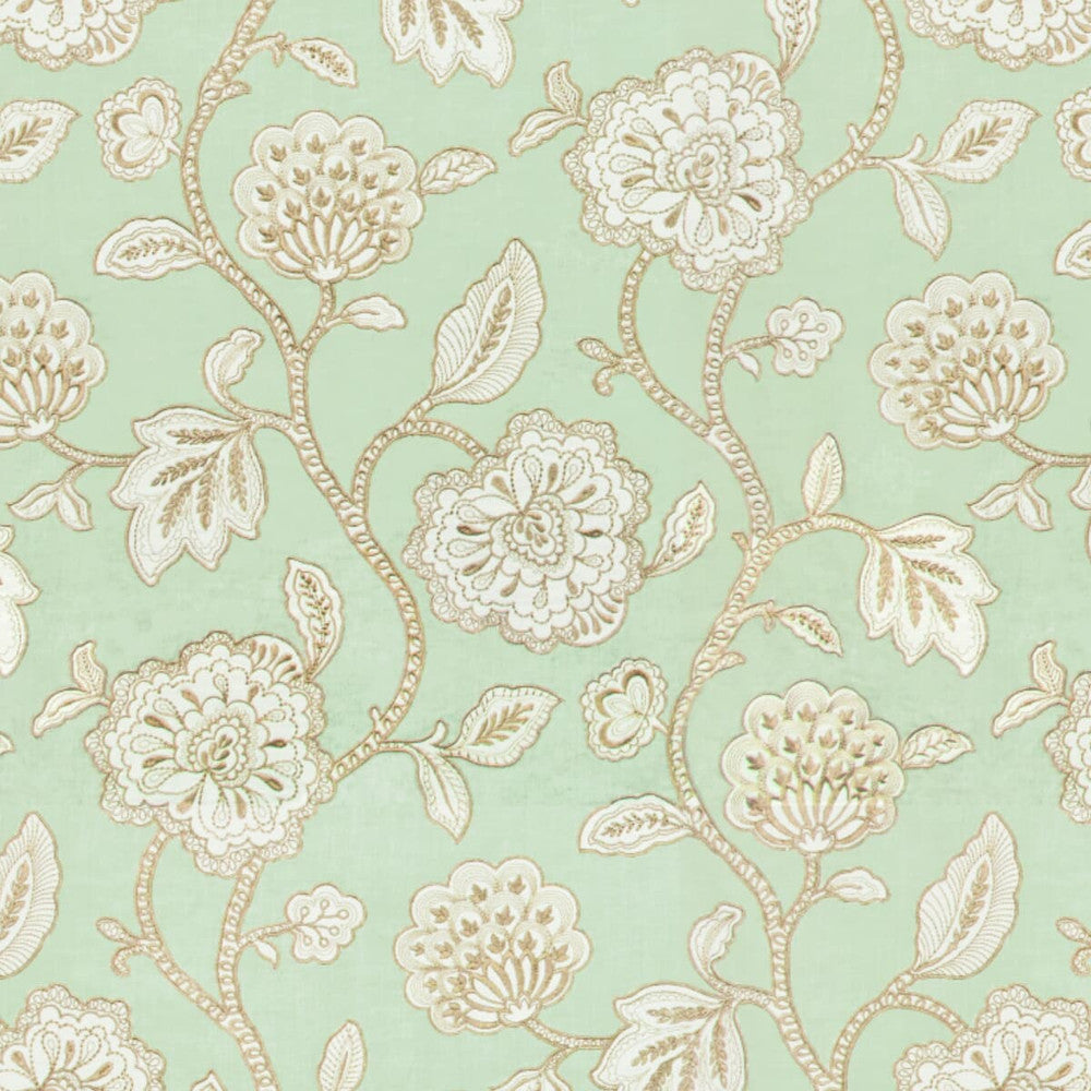 Dryden 2 Pistachio by Stout Designer Fabric RAINBOW LIBRARY AQUAMARINE/SEACREST 100%LIN %BEMB INDIA MARTINDALE WEAR TEST (LIGHT DUTY) Horizontal: 25.75 and Vertical: 31.125 51.5 in - Swanky Fabrics -