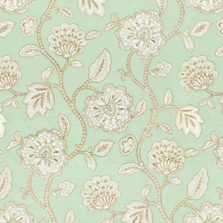 Dryden 2 Pistachio by Stout Designer Fabric RAINBOW LIBRARY AQUAMARINE/SEACREST 100%LIN %BEMB INDIA MARTINDALE WEAR TEST (LIGHT DUTY) Horizontal: 25.75 and Vertical: 31.125 51.5 in - Swanky Fabrics -