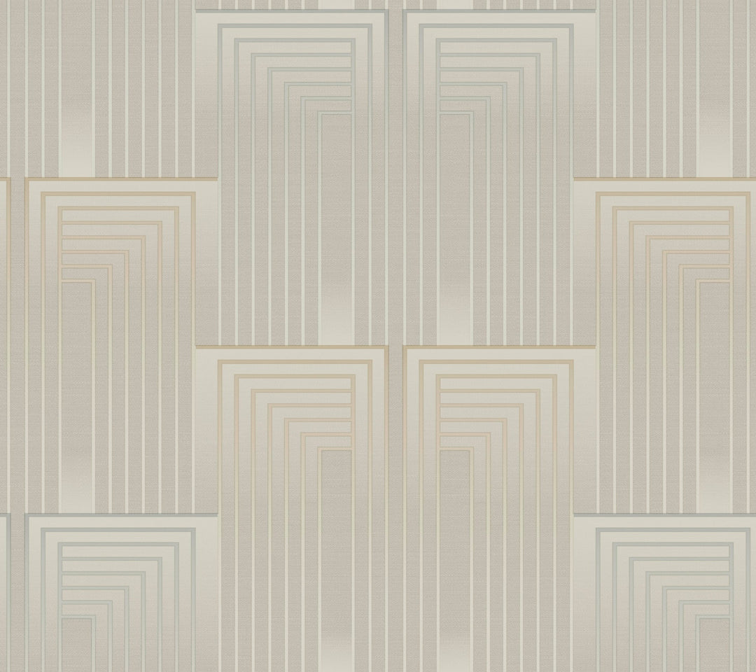 Vanishing Taupe & Pearl Wallpaper by Candice Olson Designer