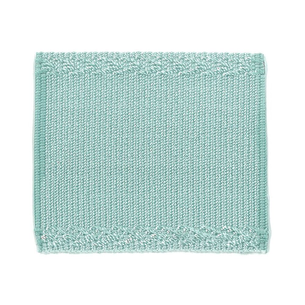 Dubree 11 Aqua by Stout Designer Trim PERFECT ACCENT TRIM 99%SVI 1%POL CHINA </p><p>Repeat: 0 2.5 in - Swanky Fabrics -