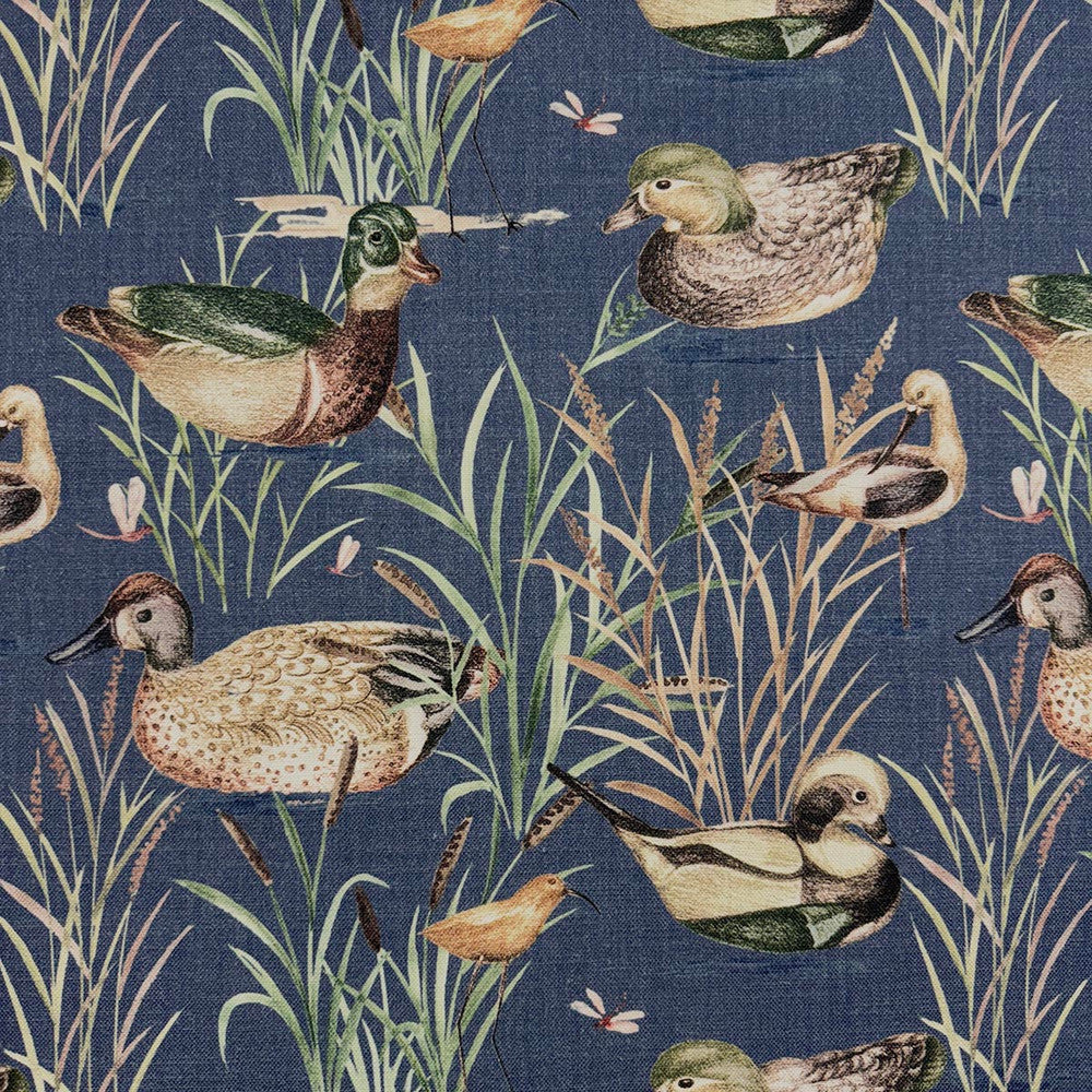 Duck Hunt Nautic by Magnolia Designer Fabric - 100% Cotton India 10000 Horizontal: 13.5 and Vertical: 13.5 54 - Swanky Fabrics -
