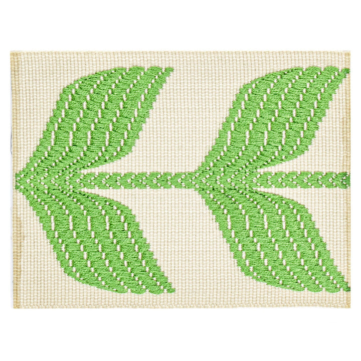 Dunbar 1 Moss by Stout Designer Trim VISIONS OF COLOR TRIM 88%SVI 12%POL TURKEY WYZENBEEK 30 000 DOUBLE RUB WEAR TEST (HEAVY DUTY) PERFORMANCE RATED FABRIC Horizontal: 2.125 and Vertical: 0.000 3 in - Swanky Fabrics -