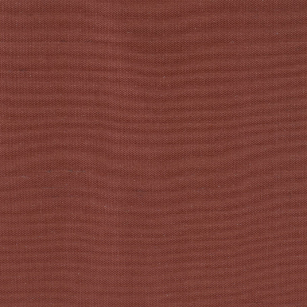 Dupioni 74 Brick by Stout Designer Fabric DUPIONI SILK 100%SLK INDIA MARTINDALE WEAR TEST (18 000 CIRCULAR RUBS) Horizontal: 0.000 and Vertical: 0.000 54 in - Swanky Fabrics -