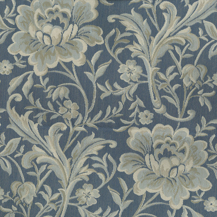 Regime 305 Lapis by ABBEYSHEA Designer Fabric 74% Polyester, 16% Cotton, 10% Rayon China 45,000 Double Rubs (Wyzenbeek) </p><p>Repeat: Horizontal: 9.5" (23.0 cm) Up the Roll and Vertical: 9.6" (24.3 cm) Across the Roll 55" (140 cm) - Swanky Fabrics -