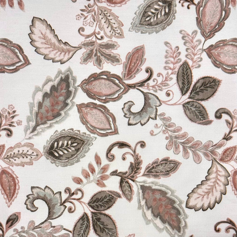 Dahlia Natural by Europatex Designer Fabric Dahlia 100% Cotton 55.00 inches - Swanky Fabrics -