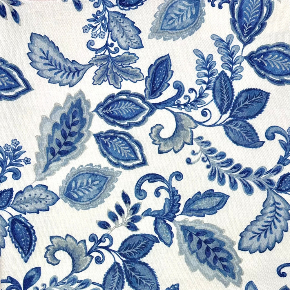 Dahlia Plain Blue by Europatex Designer Fabric Dahlia 100% Cotton 55.00 inches - Swanky Fabrics -