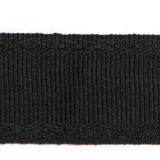 Dainty - Black by Europatex Designer Fabric Dainty & Majestic 100% Polyester China See Sample Horizontal: N/A and Vertical: N/A 1.50 inches  - Swanky Fabrics -