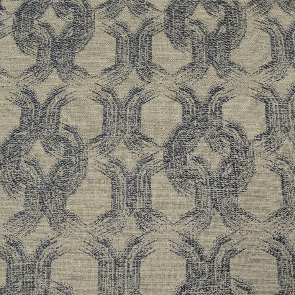Dalliance C Marine by Europatex Designer Fabric Dalliance 60% Polyester, 40% cotton China Horizontal: 6.7" and Vertical: 12" 54" - Swanky Fabrics -