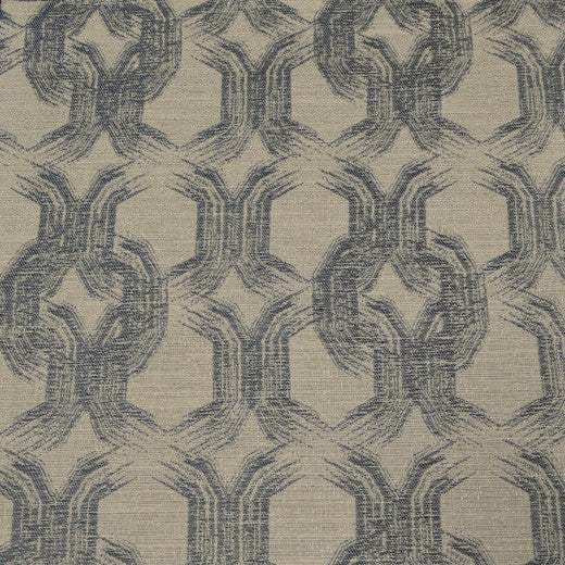 Dalliance - C - Marine by Europatex Designer Fabric Dalliance 60% Polyester / 40% Cotton China See Sample Horizontal: N/A and Vertical: N/A 54.00 inches  - Swanky Fabrics -