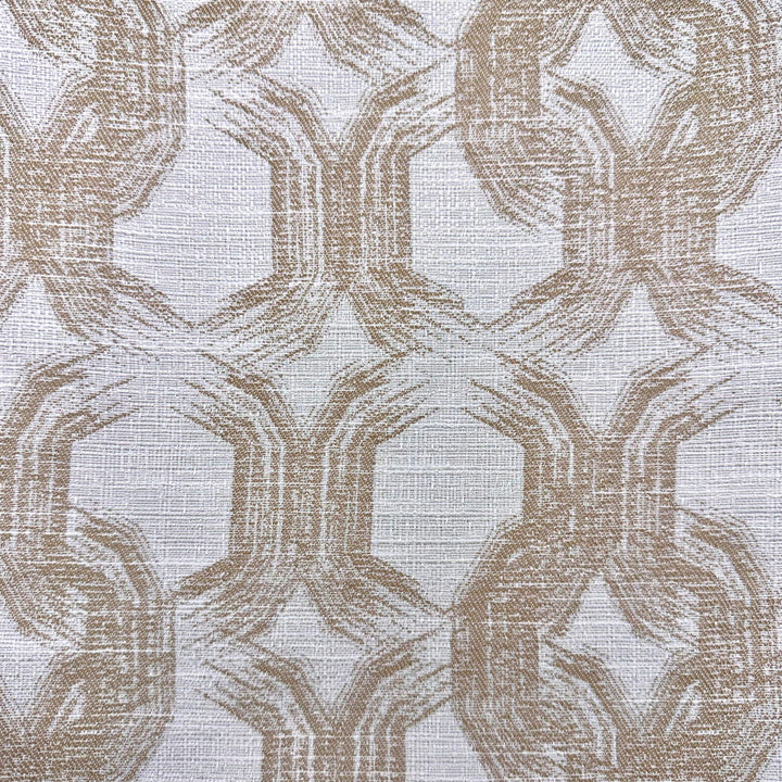 Dalliance C Porridge by Europatex Designer Fabric Dalliance 60% Polyester, 40% Cotton 6.67" H, 6" V 54.00 inches - Swanky Fabrics -