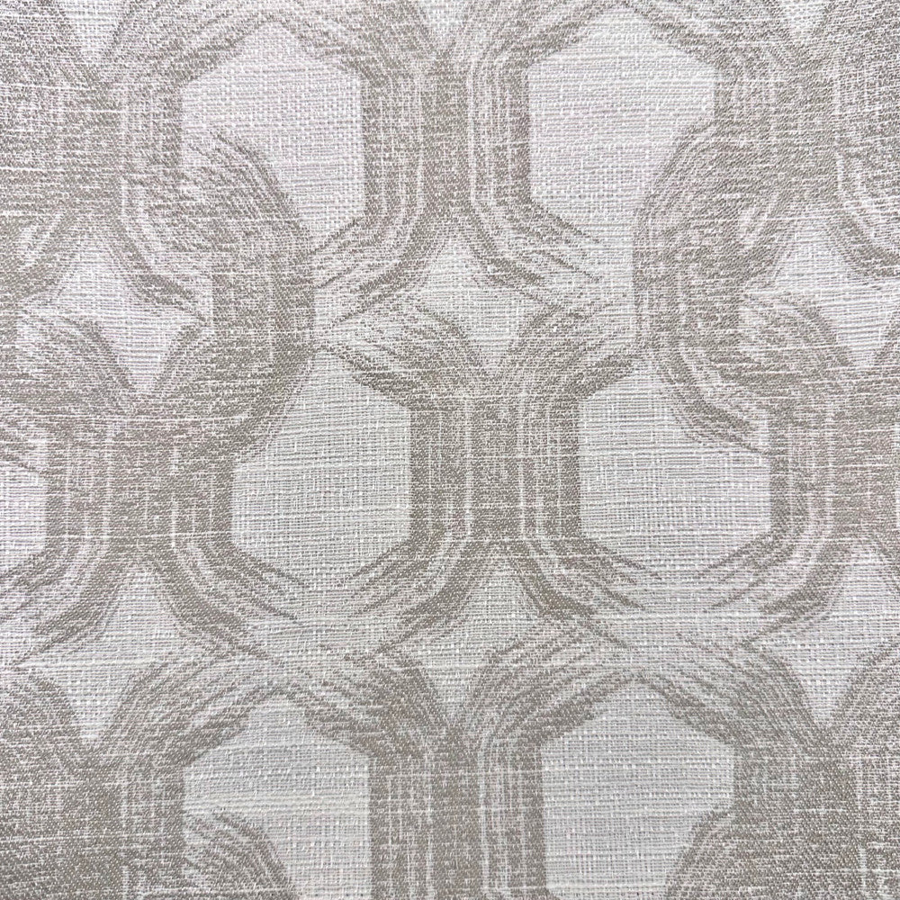 Dalliance C Silver by Europatex Designer Fabric Dalliance 60% Polyester, 40% Cotton 6.67" H, 6" V 54.00 inches - Swanky Fabrics -