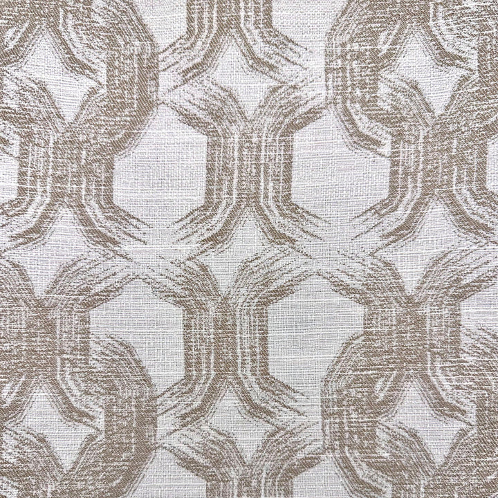 Dalliance C Taupe by Europatex Designer Fabric Dalliance 60% Polyester, 40% Cotton 6.67" H, 6" V 54.00 inches - Swanky Fabrics -