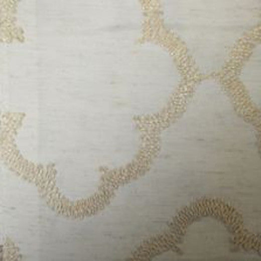 Denise-A Col. 3-Cream by Europatex Designer Fabric Denise 100% Polyester China See Sample Horizontal: N/A and Vertical: N/A 57.00 inches  - Swanky Fabrics -