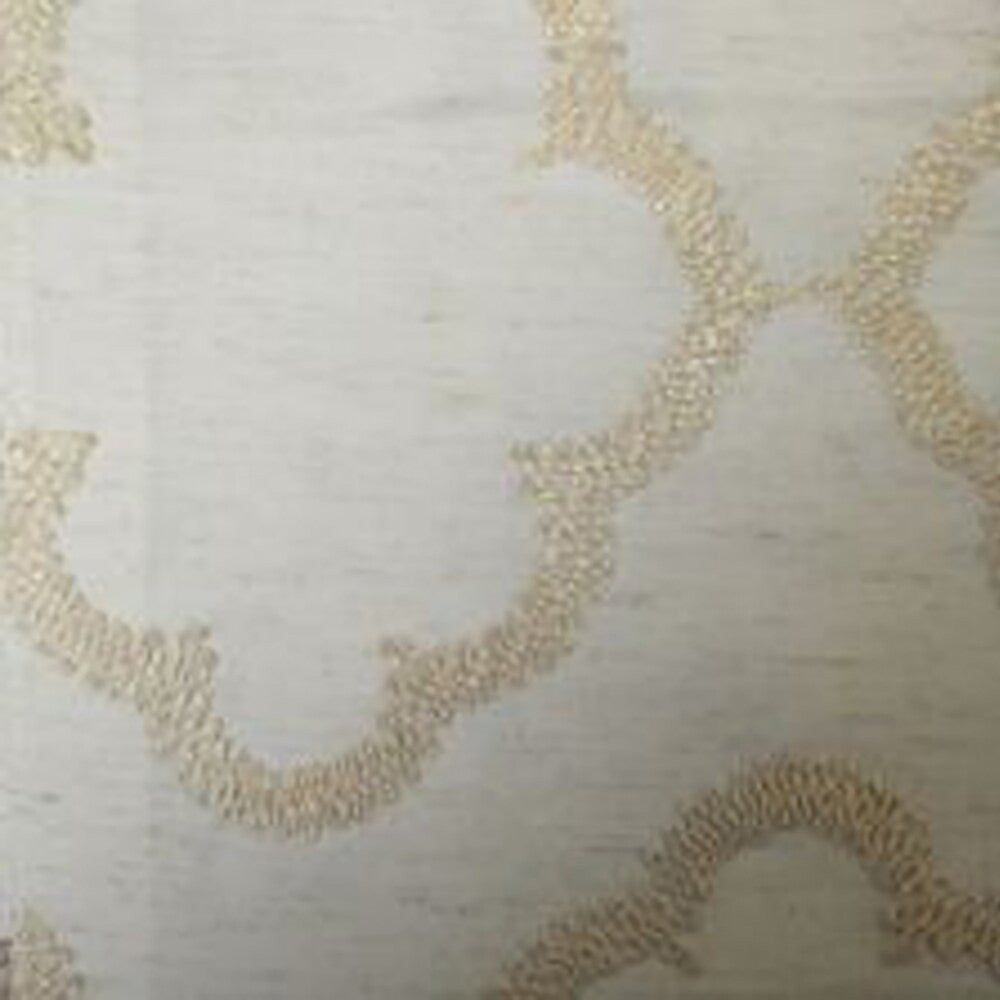 Denise A Col. 3 Cream by Europatex Designer Fabric Denise 100% Polyester V: 7.87" H: 15.75" 57.00 inches - Swanky Fabrics -