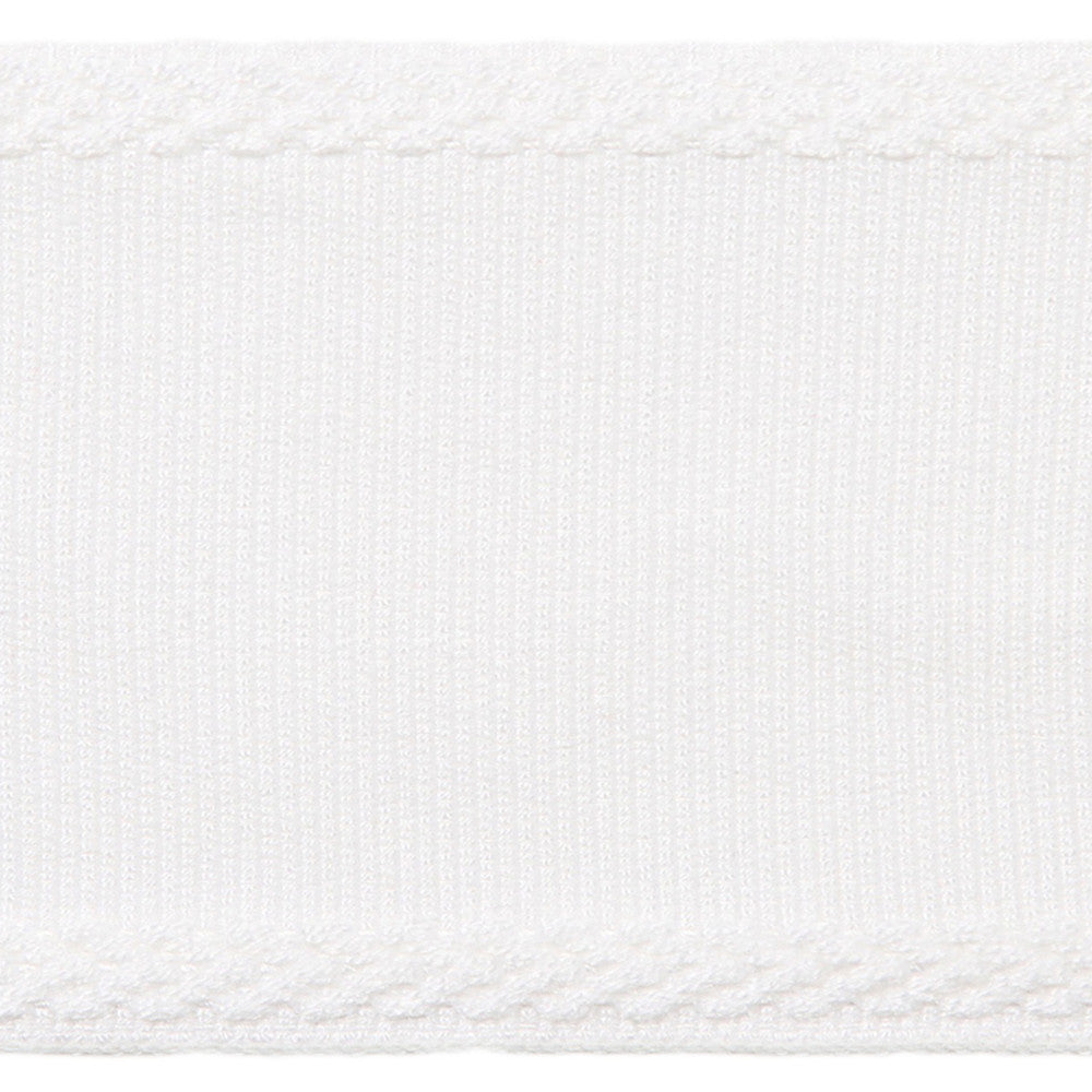 Libeco White by Europatex Designer Fabric Designers Choice 100% Fibranne 2.25 inches - Swanky Fabrics -