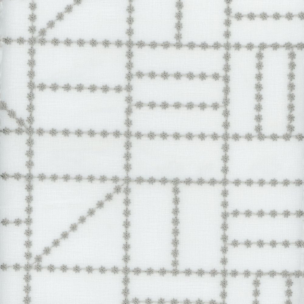 Dominoes Silver by Heritage Designer Fabric - 100% Polyester USA or Imported Horizontal: and Vertical: 54" - Swanky Fabrics -