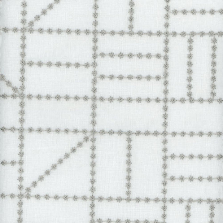 Dominoes Silver by Heritage Designer Fabric - 100% Polyester USA or Imported Horizontal: and Vertical: 54" - Swanky Fabrics -