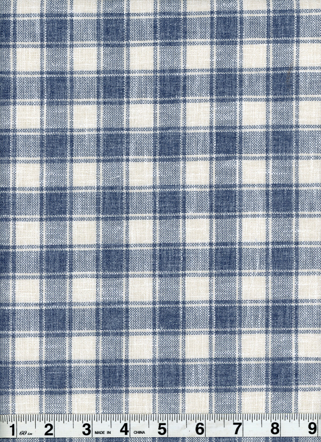 Dunlin Harbor Blue by Roth & Tompkins Fabric - 50% Polyester, 50% Cotton - India - 54" - Fabric Carolina -