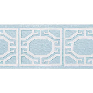 Thibaut Fabric Gate Applique Tape Mist E12003