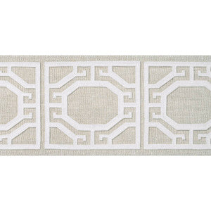 Thibaut Fabric Gate Applique Tape Linen E12008