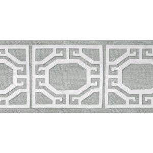 Thibaut Fabric Gate Applique Tape Platinum E12009