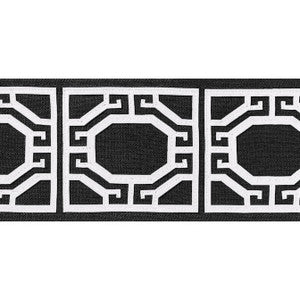 Thibaut Fabric Gate Applique Tape Onyx E12010
