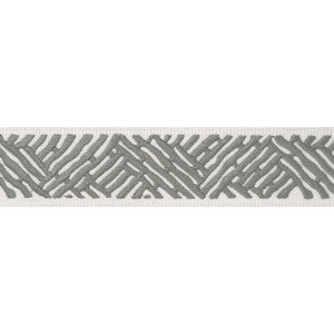 Thibaut Fabric Cobble Hill Tape Platinum E12019