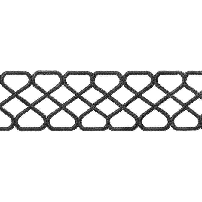 Ripley Applique Onyx E12030 by Thibaut Fabric Thibaut Fabric Ripley Applique Onyx E12030Fabric Tapes & Trims Volume 1 100% Polyester INDIA </p><p>Repeat: V: 1.37 2.5 - Fabric Carolina -