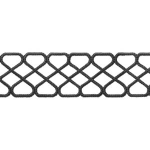Thibaut Fabric Ripley Applique Onyx E12030
