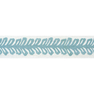 Thibaut Fabric Lenox Tape Sky E12045