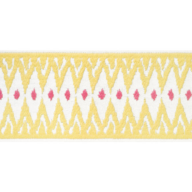 Delmont Tape Sunshine E12052 by Thibaut Fabric Thibaut Fabric Delmont Tape Sunshine E12052Fabric Tapes & Trims Volume 2 40% Linen, 30% Cotton, 30% Poly INDIA </p><p>Repeat: V: 4.5 4 - Fabric Carolina -