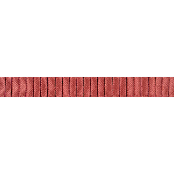 Pleated Tape Coral E12066 by Thibaut Fabric Thibaut Fabric Pleated Tape Coral E12066Fabric Tapes & Trims Volume 1 100% Cotton INDIA </p><p>Repeat: V: 0.37 0.87 - Fabric Carolina -